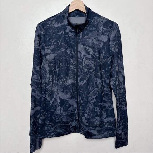 Lole Womens Medium Camo Track Active Jacket - Picture 1 of 14